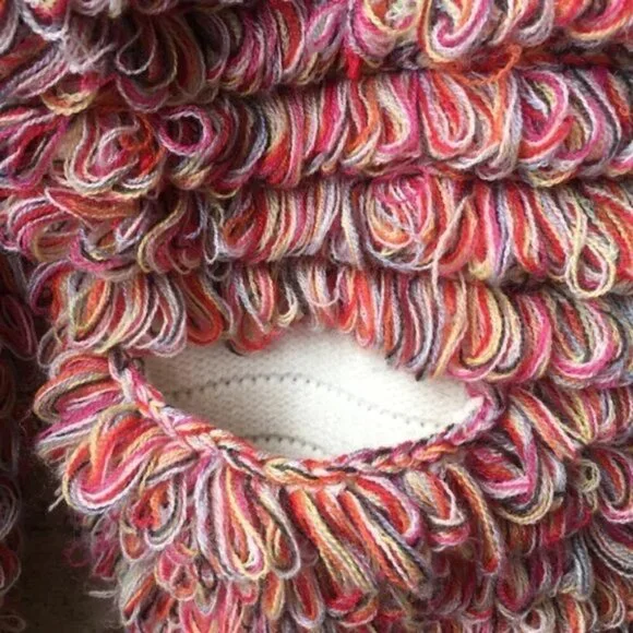 THE GREAT The Monster Fuzzy Multiple Tone Cardigan I Size 1 US - 4-6 S - Picture 6 of 13